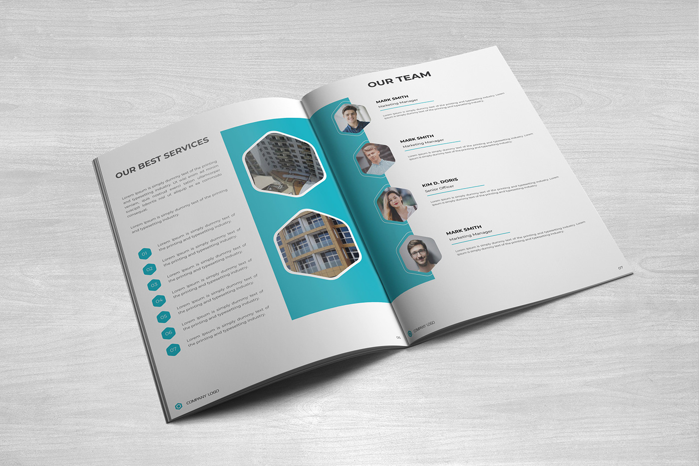 Creative Company Profile | Free Template Download :: Behance for Company Profile Sample Template