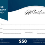 Custom Gift Certificates   Printable Gift Cards | Canva Inside Gift Certificate Template Sample