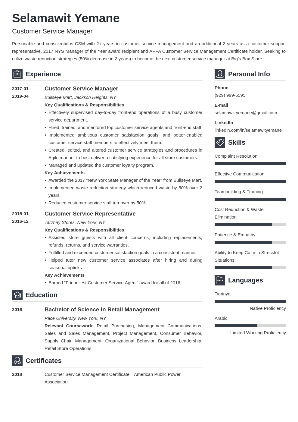 Customer Service Manager Resume Sample For 2024 with regard to Customer Service Manager Resume Sample Templates