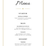 Customize 17,225+ Menus Templates Online   Canva Within Menu Template Sample