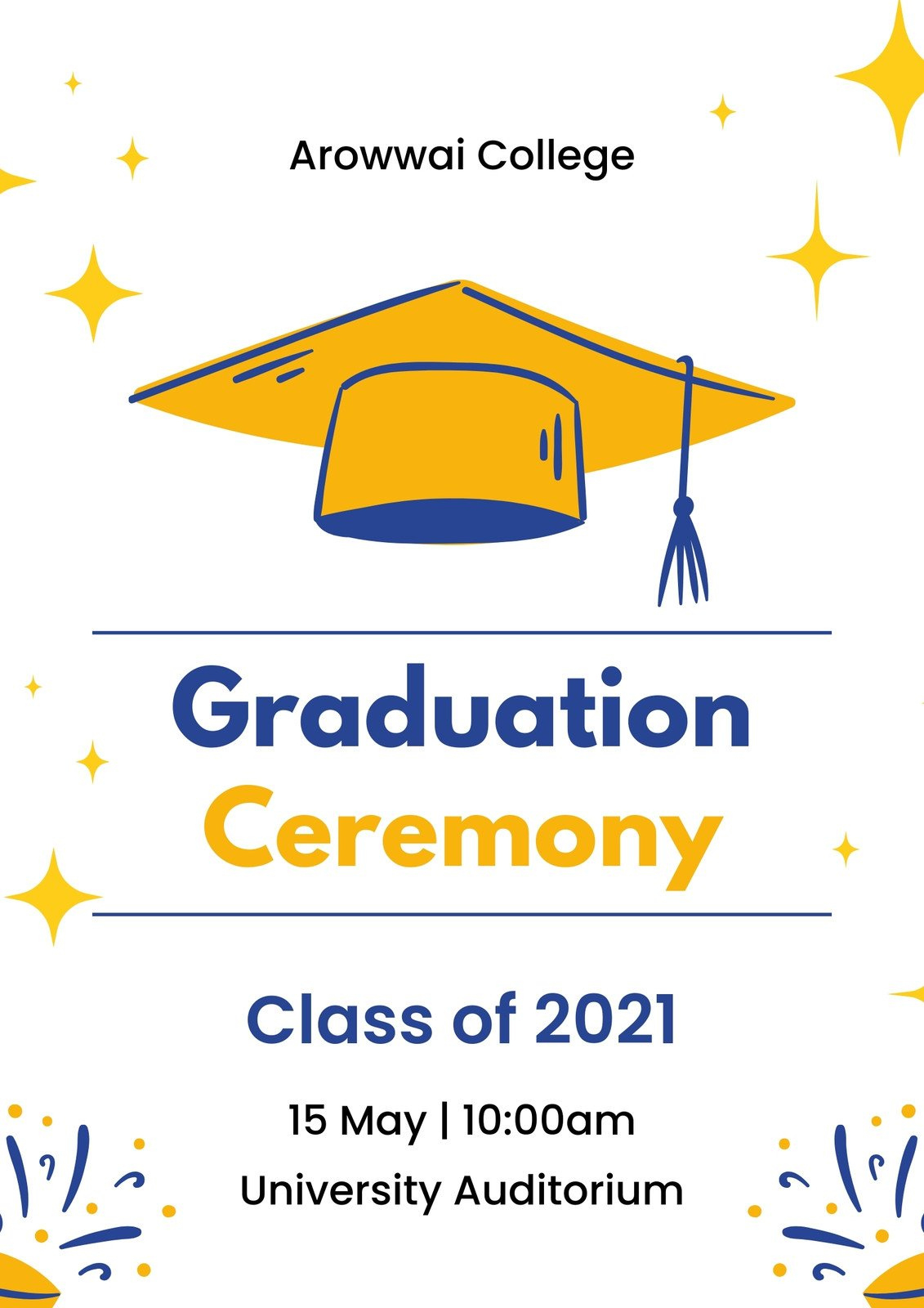 Customize 401+ Graduation Programs Templates Online - Canva pertaining to Graduation Ceremony Program Sample Template