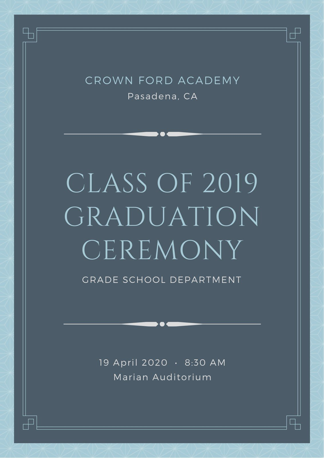 Customize 401+ Graduation Programs Templates Online - Canva with Graduation Ceremony Program Sample Template