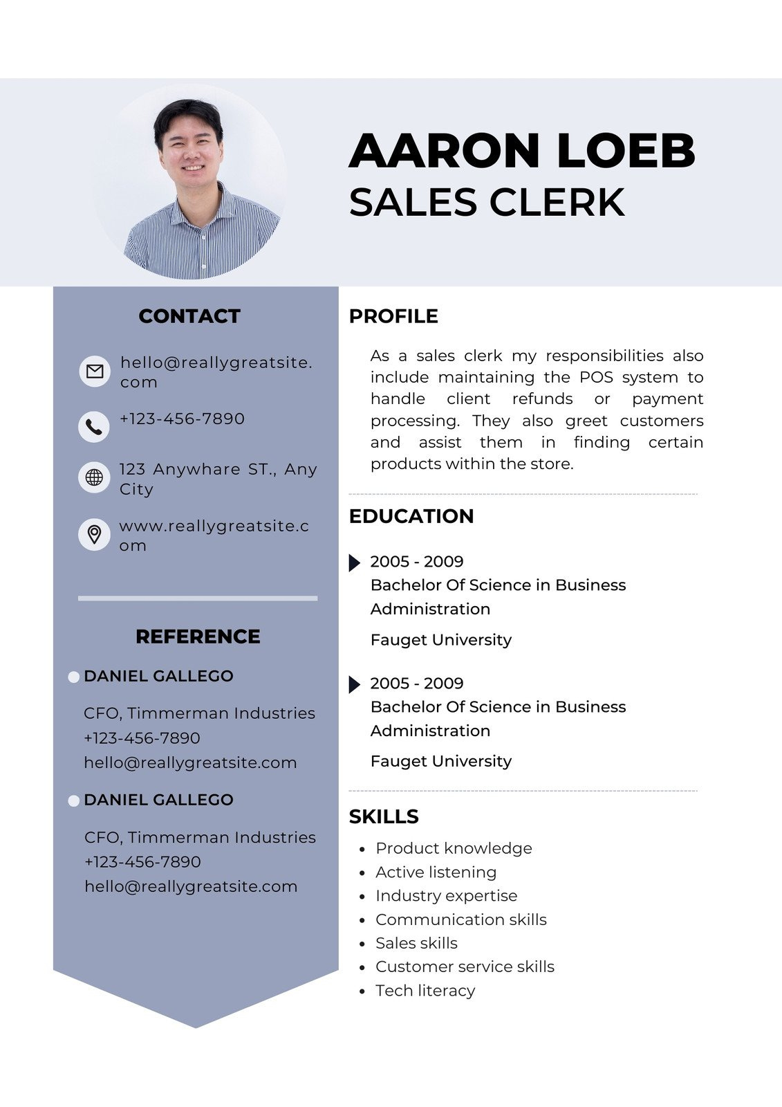 Customize 93+ Sales Resume Templates Online - Canva with regard to Sales Resume Sample Template