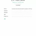 Customize A Printable Doctor Prescription Template Within Prescription Sample Template