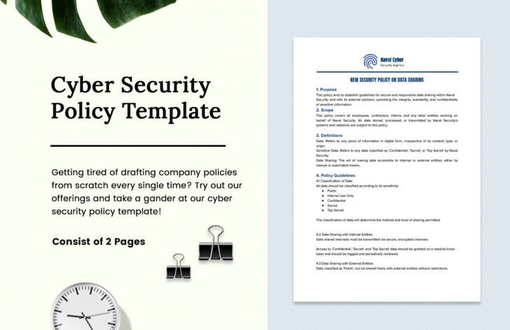 IT Security Policy Sample Template