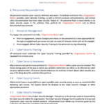 Cyber Security Policy Template – Real World Help Centre Inside It Security Policy Sample Template