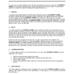 Data Retention And Destruction Policy Template 2024 [Download Inside Data Retention Policy Template Sample