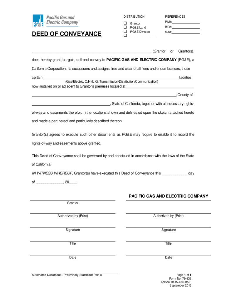 Deed Conveyance Pdf Sample - Fill Online, Printable, Fillable in Deed Of Conveyance Sample Template