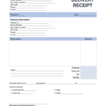 Delivery Receipt Template: Fill Out & Sign Online | Dochub For Delivery Receipt Template Sample