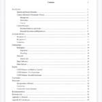 Dissertation Table Of Contents In Word | Instructions & Examples With Table Of Contents Template Sample