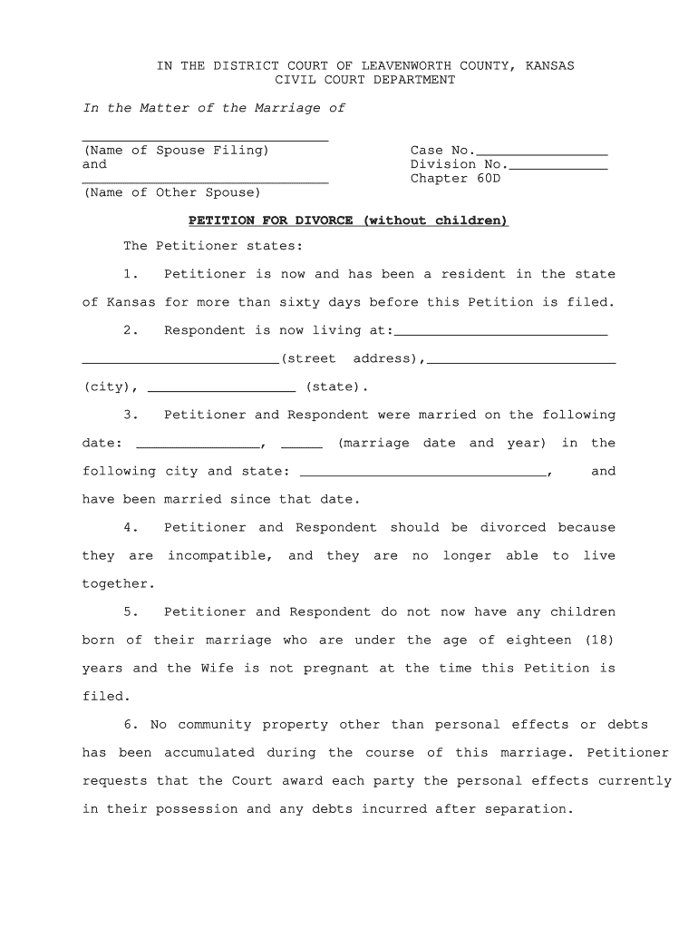 Divorce Petition: Fill Out &amp;amp; Sign Online | Dochub in Divorce Petition Sample Template