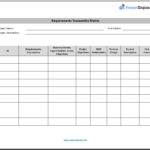 Do You Need A Requirements Traceability Matrix? With Regard To Requirements Traceability Matrix Template Sample