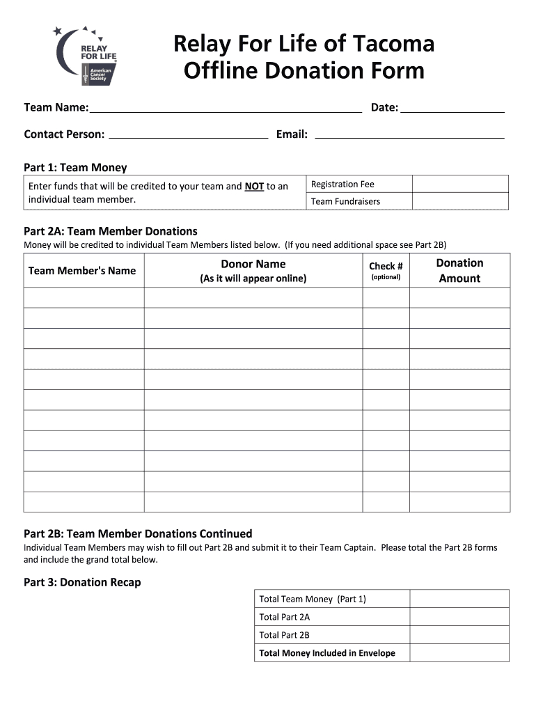 Donation Form Pdf: Fill Out &amp;amp; Sign Online | Dochub in Donation Form Template Sample