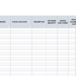 Download Free Inventory Form Templates | Smartsheet Inside Inventory Sample Template