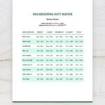 Duty Roster Templates In Word   Free Download | Template In Duty Roster Sample Template