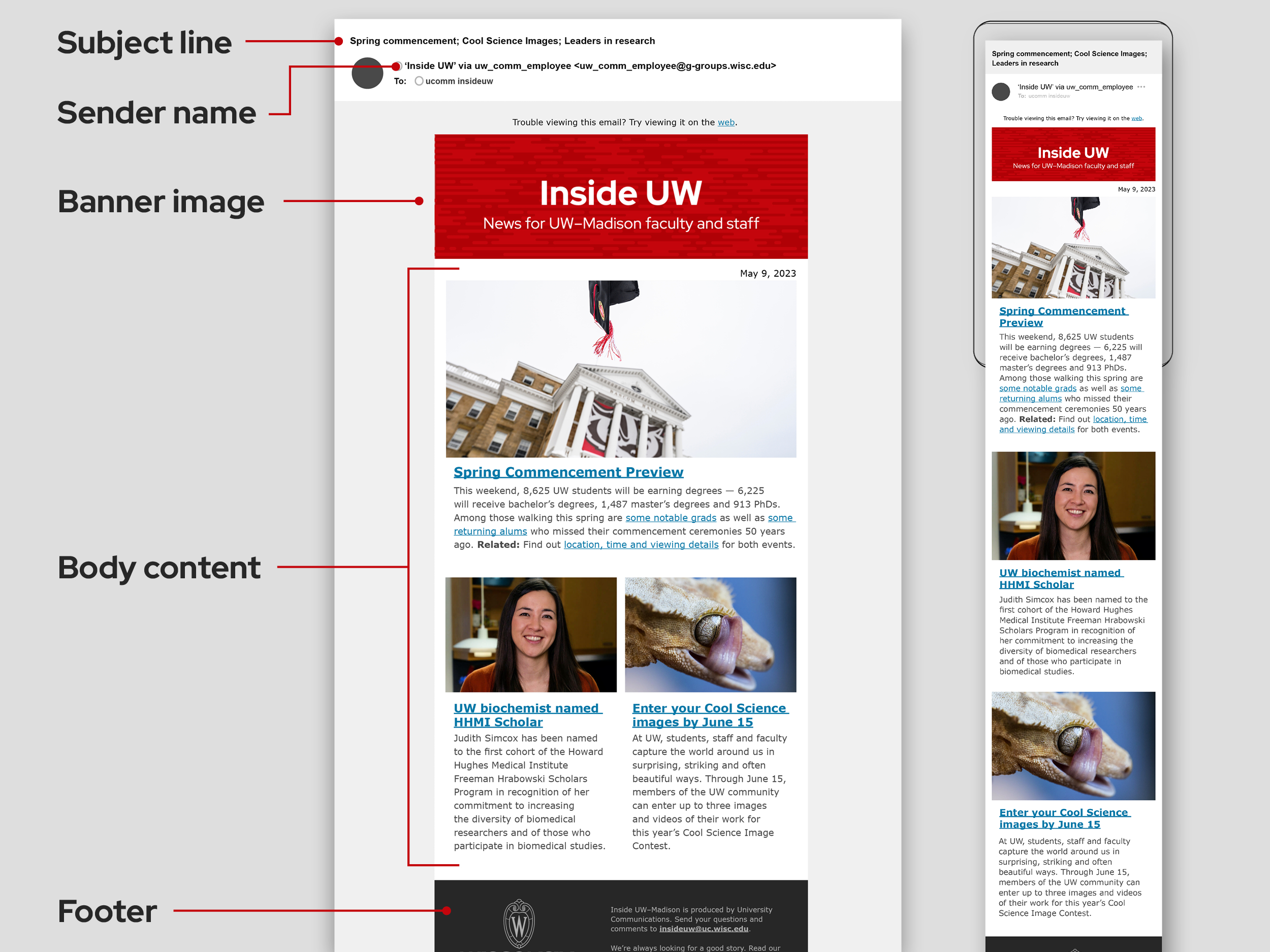 E-Newsletters: Tips, Tools, And Best Practices – Brand And Visual regarding E-Newsletter Template Sample