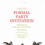 √ 30 Formal Invite Template Free | Effect Template Within Invitation Template Sample