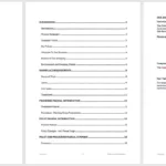 Easy Microsoft Word Policy And Procedure Manual Template Regarding Procedure Manual Sample Template