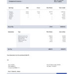 Easy Pay Stub Templates & Examples To Fill In   Paystubs In Payroll Check Stub Template Sample