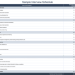 Easy To Use Interview Templates & Score Sheets With Regard To Printable Interview Score Sheet Sample Template