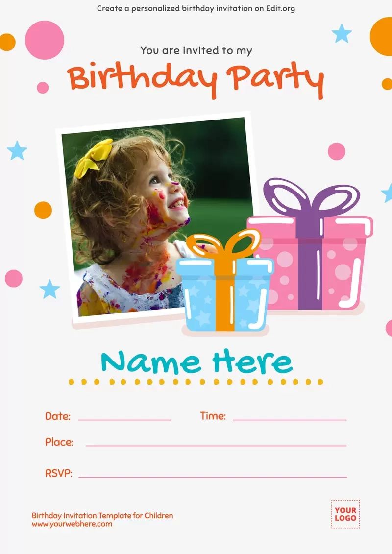 Editable Birthday Invitation Templates regarding Birthday Invitation Sample Template