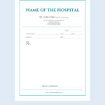 Editable Medical Prescription Format Template In Word, Pages, Pdf Throughout Prescription Sample Template