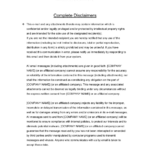 Email Disclaimer Template 2024 [Download .Docx] | Business In A Box™ For Email Disclaimer Sample Templates