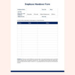 Employee Handover Report Template In Word, Pages, Pdf, Google Docs With Handover Report Sample Template