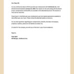 Employee Termination Letter Template In Word, Google Docs, Pages In Termination Letter Template Sample