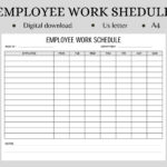 Employee Work Schedule,Employee Work Schedule Template,Employee Inside Employee Work Schedule Template Sample