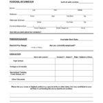 Employment Application Form   19+ Examples, Format, Pdf Inside Sample Application Template