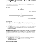 Employment Contract, Contract Of Employment, Employment Agreement With Employment Contract Template Sample