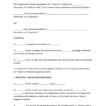 Employment Contract Template | Free Contract Agreement | Lawdistrict Within Agreement Contract Sample Template