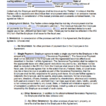 Employment Separation (Severance) Agreement Template | Pdf | Word With Regard To Severance Agreement Template Sample