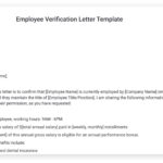 Employment Verification Letter Templates | Monday Blog In Employment Verification Letter Template Sample