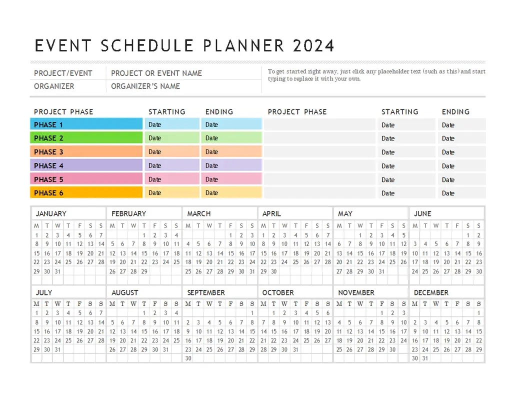 Event Planning Templates | Microsoft Create with Calendar Of Events Sample Template