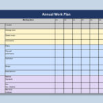 Excel Of Annual Work Plan.xlsx | Wps Free Templates Inside Sample Annual Work Plan Template With Examples