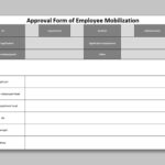 Excel Of Approval Form Of Employee Mobilization.xlsx | Wps Free Inside Approval Form Sample Templates