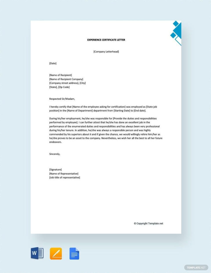 Certified Letter Template Sample