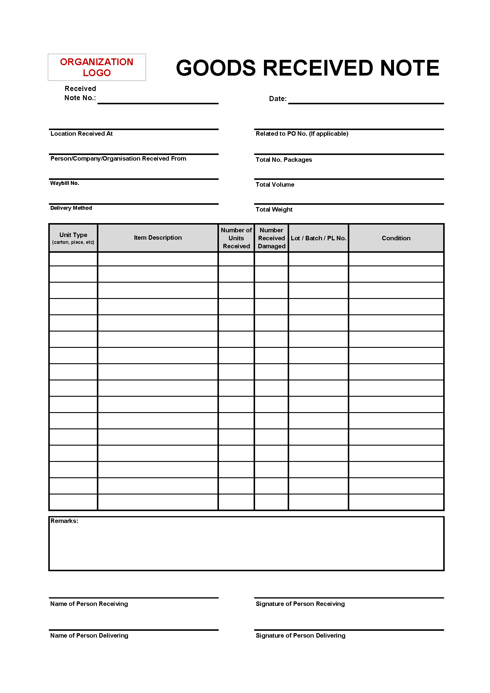 Export Preview | Logistics Operational Guide with Bin Card Sample Template