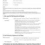 Fall Protection Plan Template: Better Than Pdf Or Word Pertaining To Fall Protection Plan Sample Template