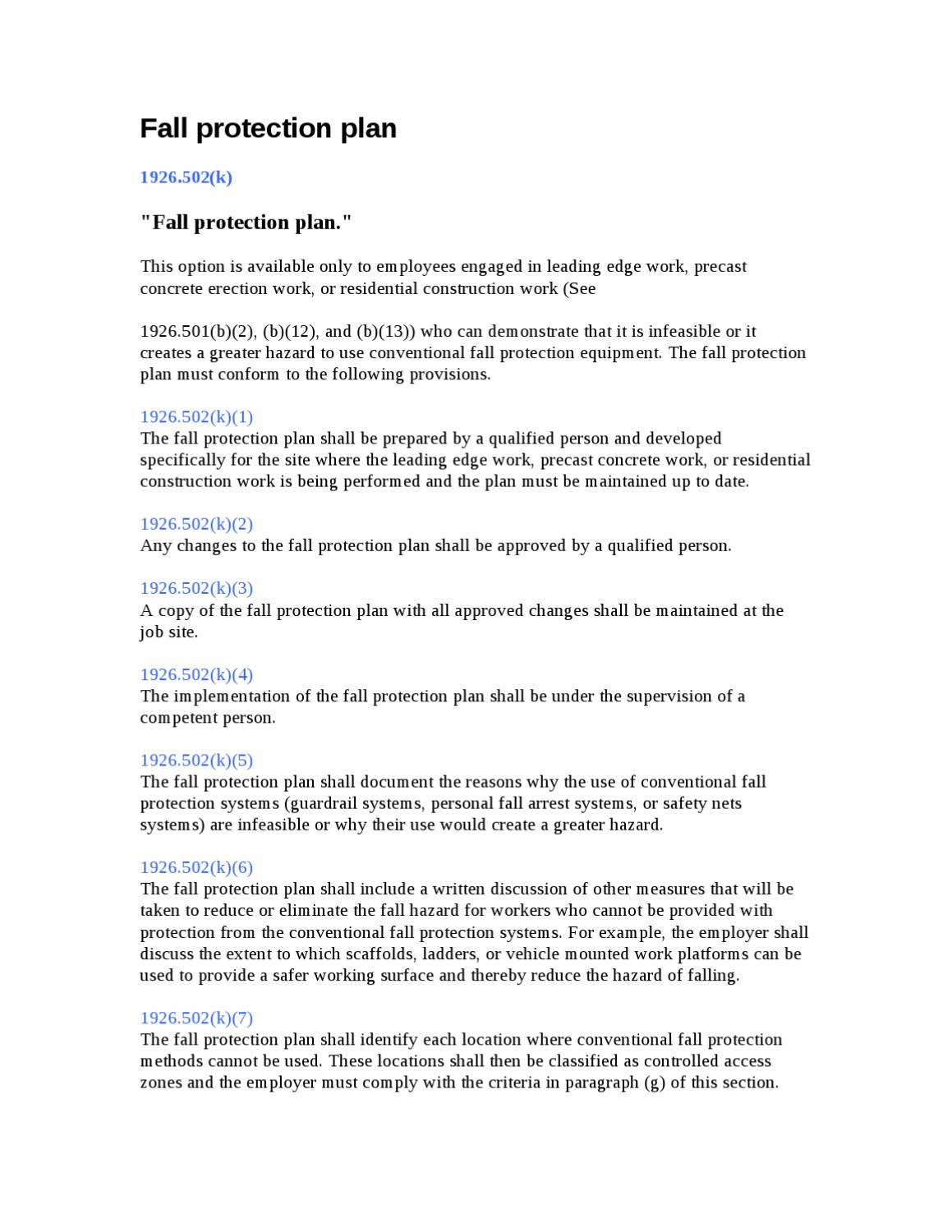 Fall Protectionnorth East Ice - Issuu throughout Fall Protection Plan Sample Template