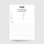 Fax Cover Sheet Template,Editable Word Form,Fax Transmittal,Small For Sample Fax Cover Sheet Template