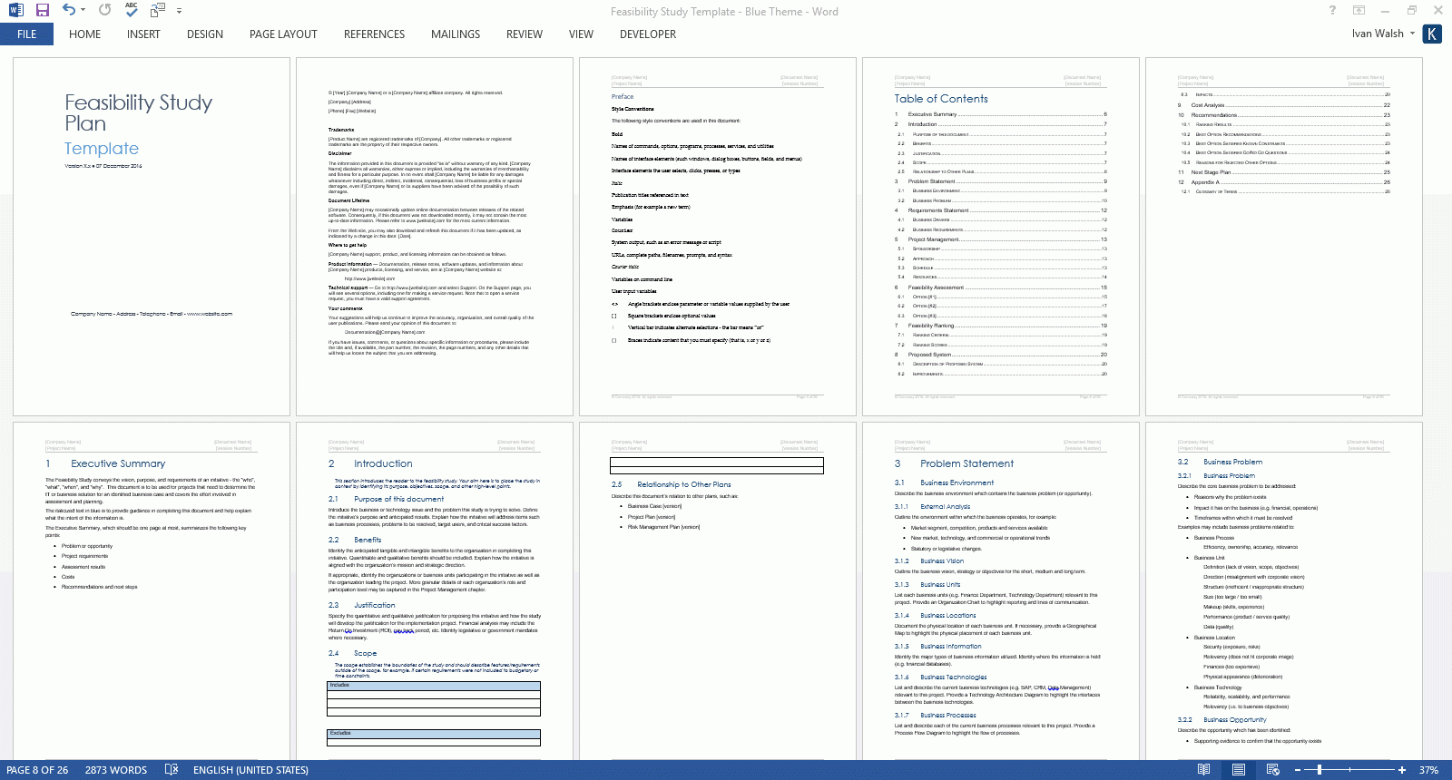 Feasibility Study Template – Templates, Forms, Checklists For Ms within Feasibility Study Sample Template