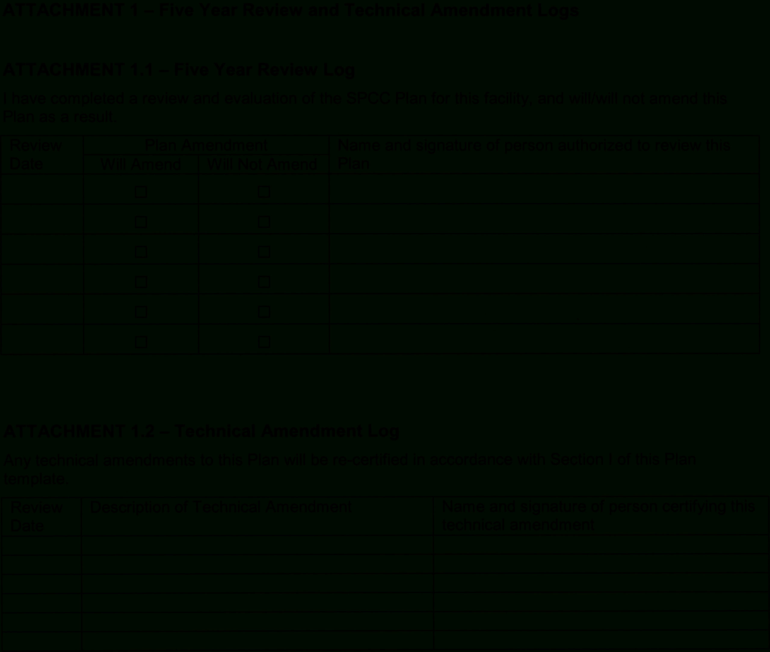 Federal Register :: Oil Pollution Prevention; Spill Prevention regarding Spcc Plan Sample Template