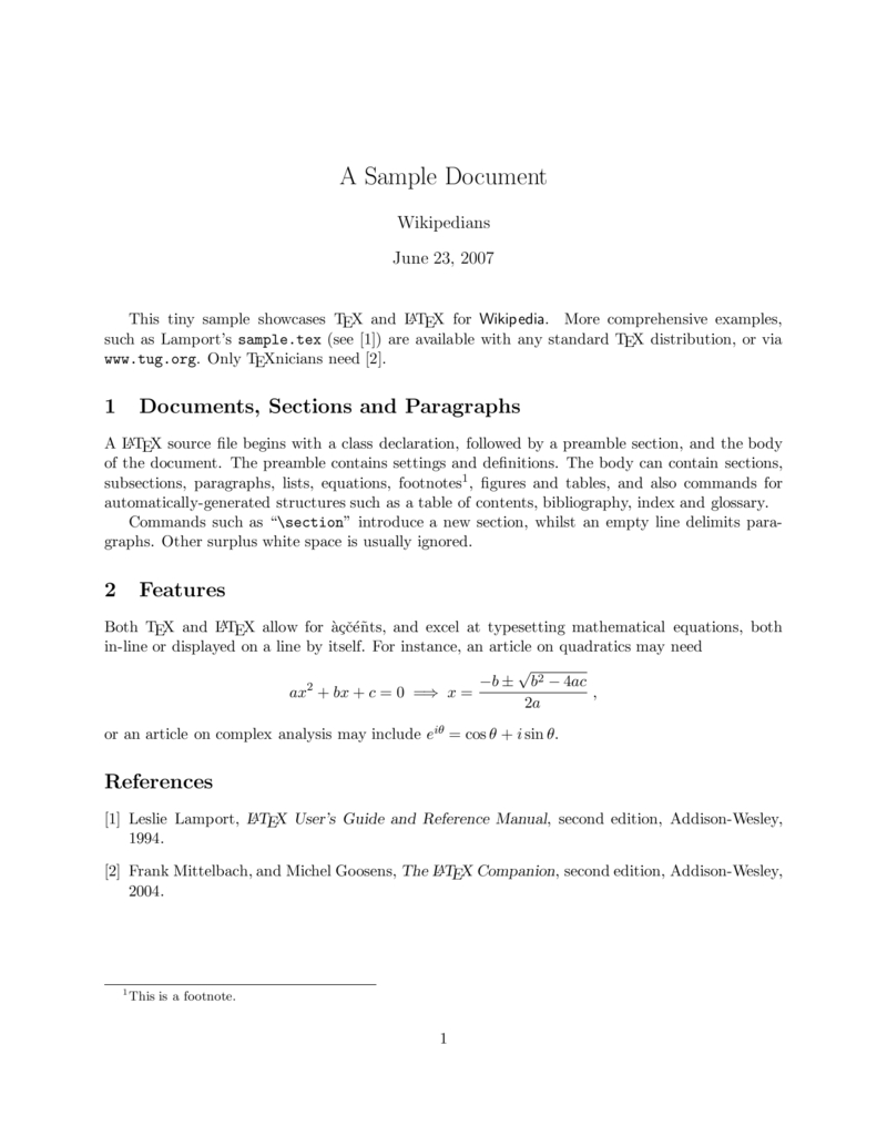 File:latex Sample - Wikipedia regarding LaTeX Sample Template