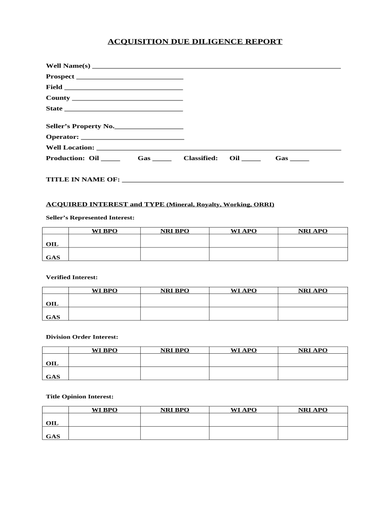 Financial Due Diligence Report Deloitte Pdf: Fill Out &amp;amp; Sign throughout Financial Due Diligence Report Sample Template