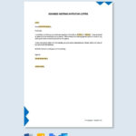 Formal Business Meeting Invitation Letter In Google Docs, Word Intended For Meeting Notice Template Sample