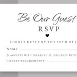 Formal Wedding Rsvp Free Google Docs Template   Gdoc.io Pertaining To Rsvp Sample Template