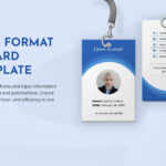 Format Id Card Template In Png   Download | Template For Identification Card Sample Template